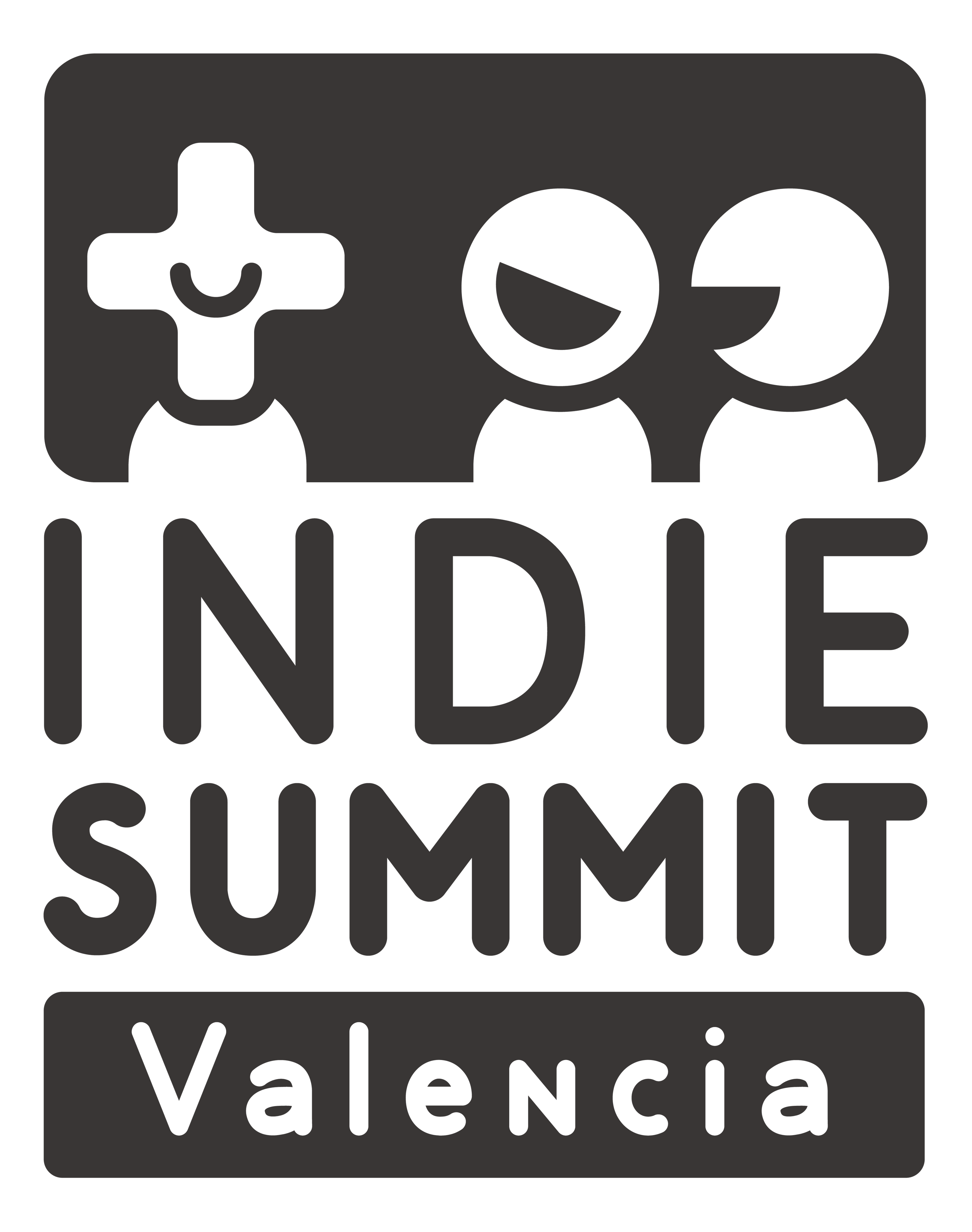 Valencia Indie Summit Logo Gray
